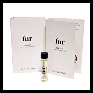 2 x fur Fur Oil mini 0.1 fl.oz. 3 ml. fewer ingrowns hair healthier skin body